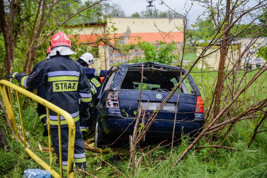 Osobowy volkswagen jechał od strony Kostrzyna nad Odrą....