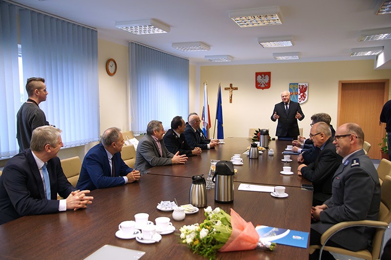 Samorządowcy pożegnali Komendanta Tomasza Weremczuka