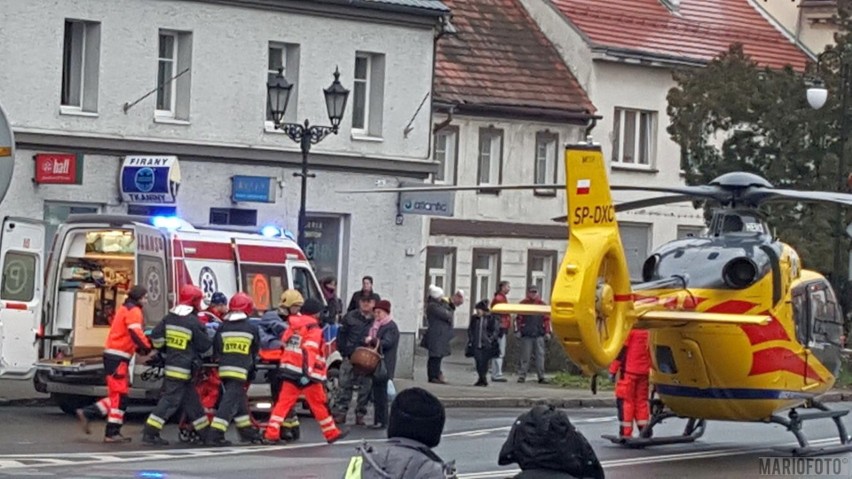 Po godzinie 13.00 na drodze krajowej 46 w Niemodlinie...