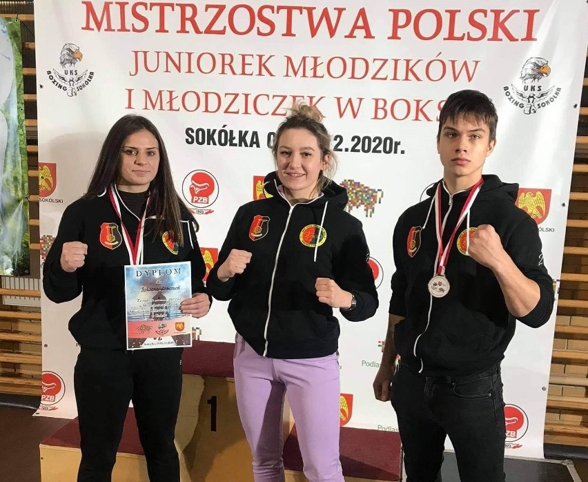 Wiktor Majdański i Roksana Lechoszest ze Stali Stalowa Wola Boxing Team zdobyli brązowe medale mistrzostw Polski (ZDJĘCIA)