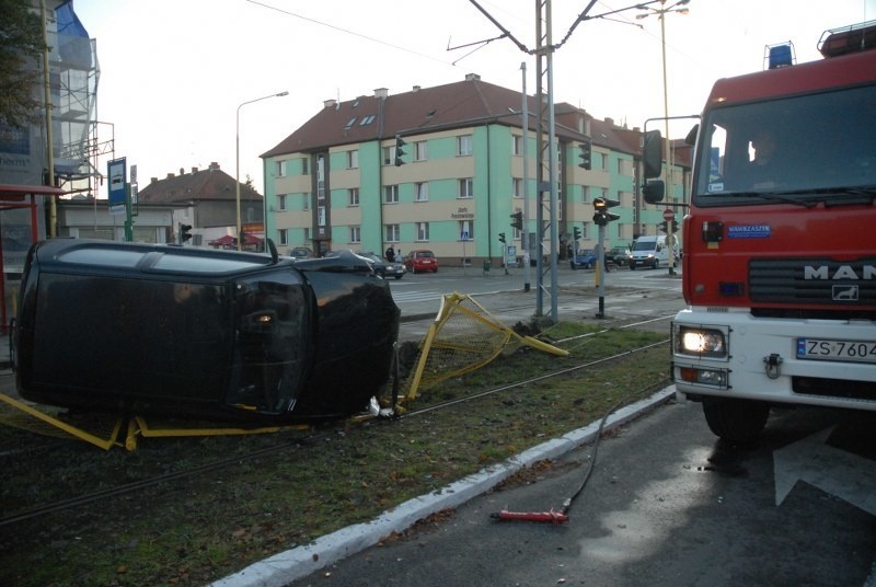 Na ulicy Mickiewicza w poblizu Traugutta doszlo do wypadku....