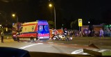 Wypadek pijanego motocyklisty pod Urzędem Miejskim w Będzinie