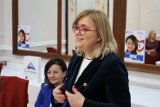 Magdalena Adamowicz w Kartuzach. Europosłanka przedstawiła kandydatów KO w wyborach samorządowych