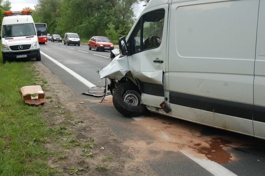 Wypadek na Autostradzie Poznanskiej