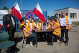 Pracownicy spółki Lotos Kolej znów protestowali