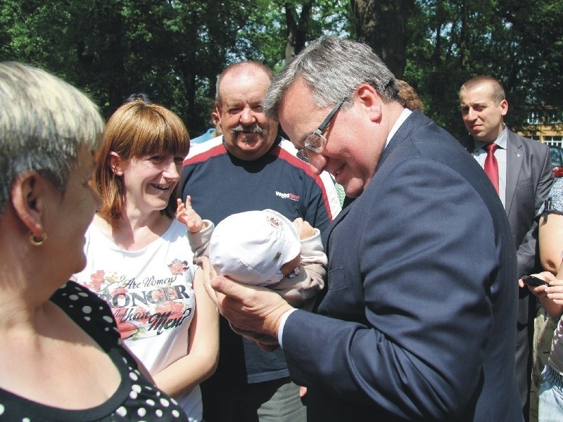 Prezydent Komorowski w Zarzeczu...