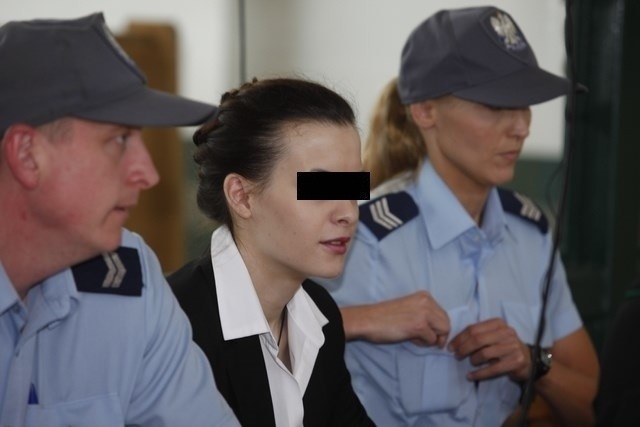 Katarzyna W. tuż przed ogłoszeniem wyroku