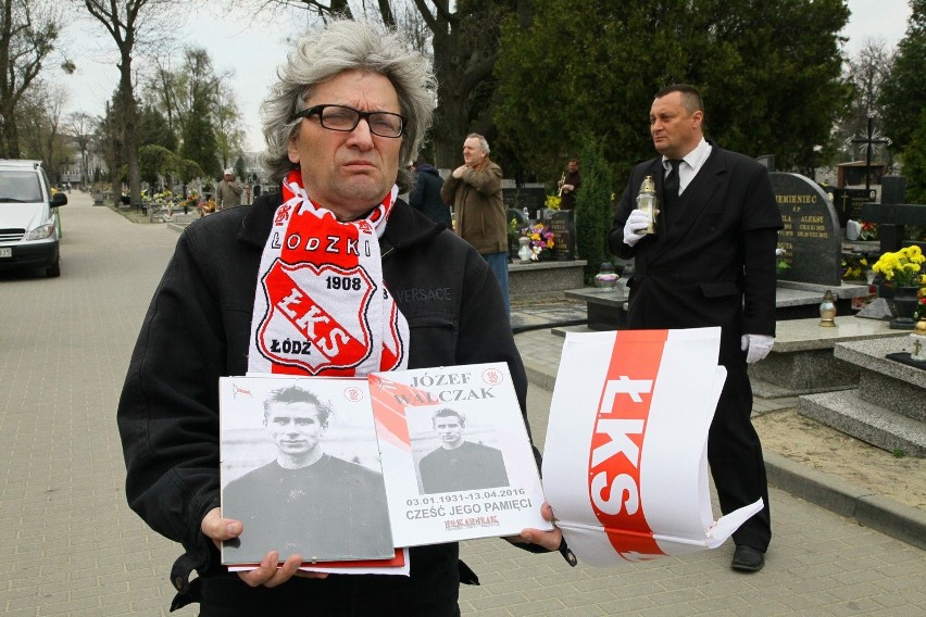 Pogrzeb Józefa Walczaka, legendarnego piłkarza i trenera ŁKS [ZDJĘCIA]