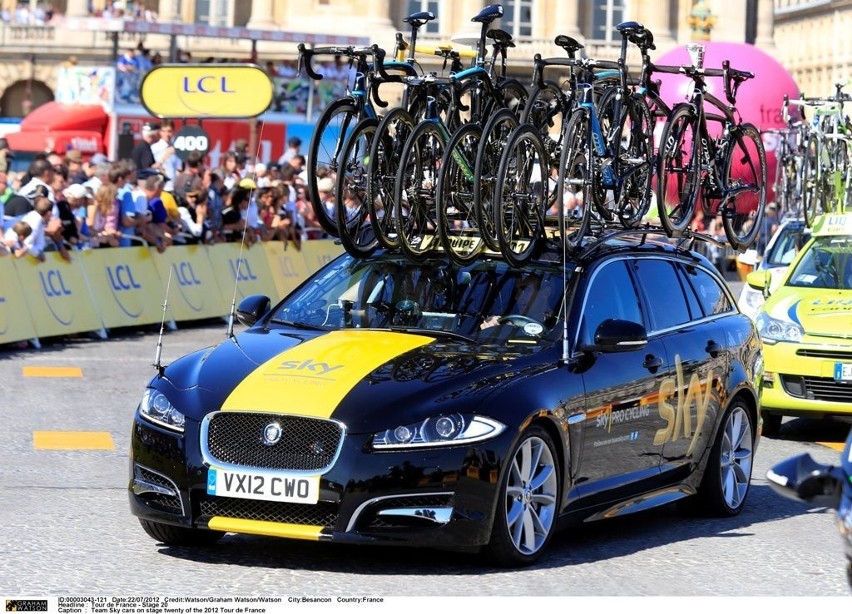 Jaguar XF Sportbrake Team Sky , Fot: Jaguar