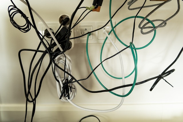 Jak zapanować nad chaosem w kablach? Poznaj najlepsze triki, żeby ukryć irytujące przewody w domu.