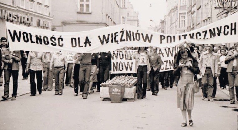 Protest na Krakowskiej w Opolu