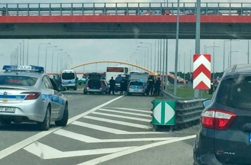 Na autostradzie A2 doszło dziś w godzinach popołudniowych do...