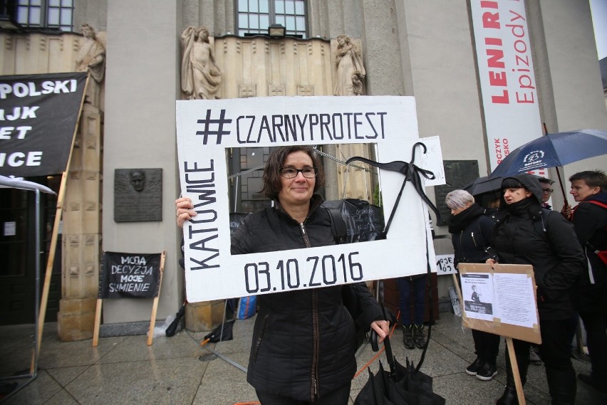 Czarny protest w Katowicach