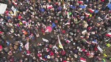 KOD solidarny z Wałęsą. Nawet 80 tys. manifestowało pod hasłem "My, naród" w Warszawie