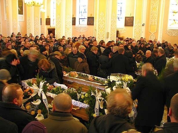 Pogrzeb ofiar wypadku - Hajnówka