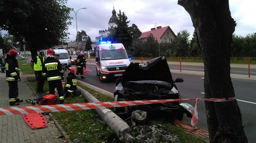 Do groźnie wyglądającego zdarzenia drogowego doszło w sobotę...