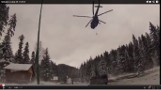 Helikopter w Korbielowie buduje wyciąg na Pilsko [WIDEO]