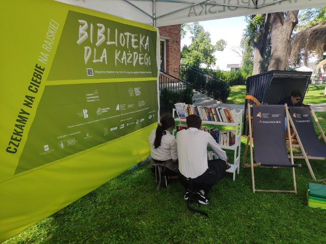 Krakowska Wojewódzka Biblioteka Publiczna co weekend w Strefie Błonia przez cały sierpień