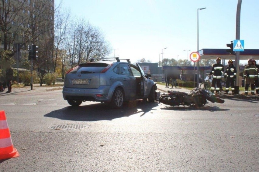 Do wypadku doszł na skrzyżowaniu ulic Lwowska i Skowronków w...