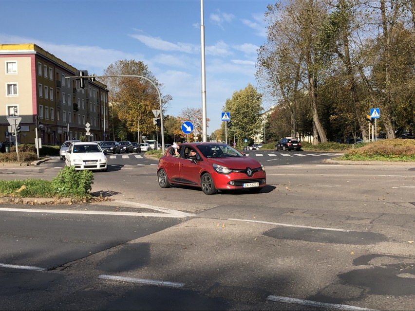 Strajk samochodowy w Koszalinie