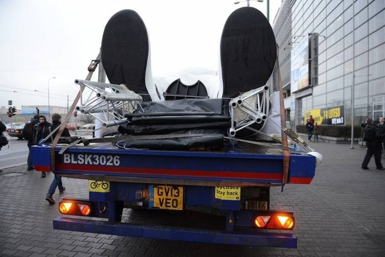 Big Stig w Poznaniu: Ogromny posąg pojawił się na MTP / Fot....