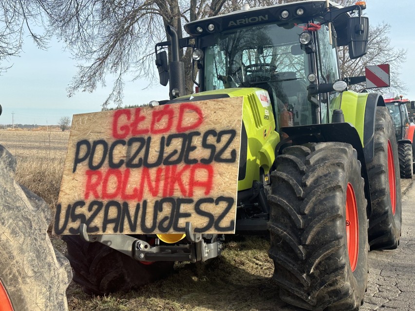 Protest rolników w naszym regionie