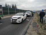 Wypadek na drodze krajowej nr 73 w Bilczy. Zderzyły się trzy samochody, ranna jedna osoba