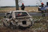 Wypadek na trasie Oleszyce - Lubaczów [ZDJĘCIA]