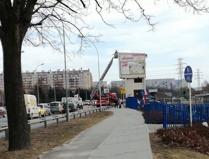 Interwencja strażaków na rzeszowskiej zaporze.