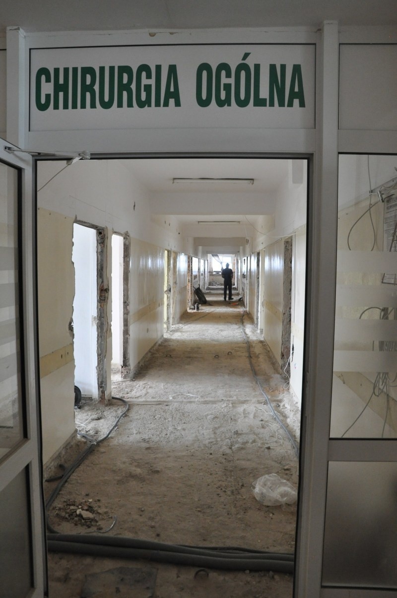 Remont szpitala powiatowego w Oleśnie