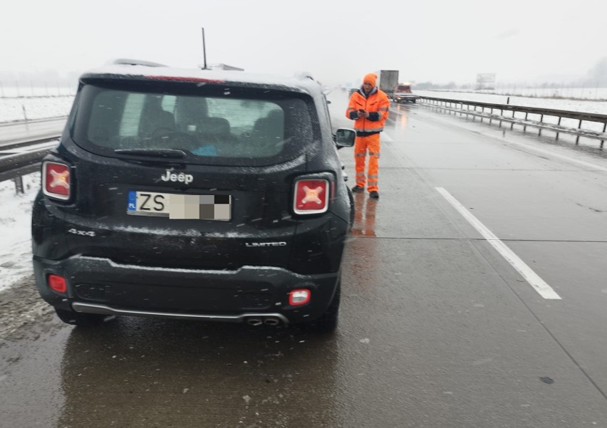 Wypadek na autostradzie A4 pod Wrocławiem