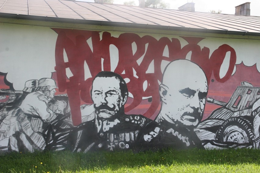 Mural w Andrzejewie