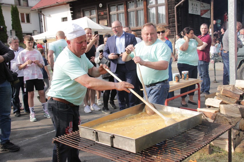 Piknik "Pcimska Smażenica" i smażenie największej jajecznicy...