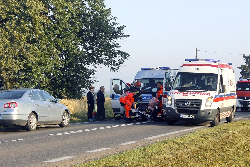 Wypadek w Wojciechowicach pod Kutnem