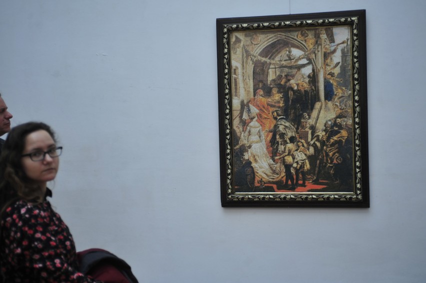 Kraków. Wyhaftowali zaginiony obraz Jana Matejki. Efekt jest niezwykły [ZDJĘCIA]