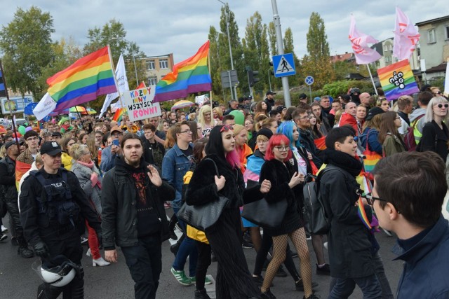 Tak było w 2018 i 2019 roku w Zielonej Górze, gdy manifestowały osoby wspierające środowiska LGBT.