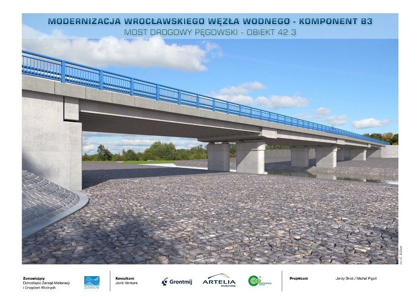 Most Pęgowski na drodze wojewódzkiej nr 342 Wrocław -...