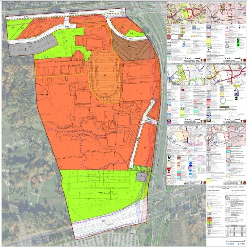 Plan Czyżyny-AWF przed poprawką radnego Pietrzyka...