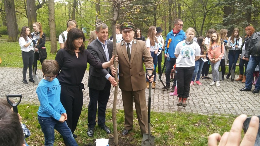 Piknik Po Stronie Natury w Żywcu. Atrakcje na rynku, a w parku sadzenie drzew ZDJĘCIA