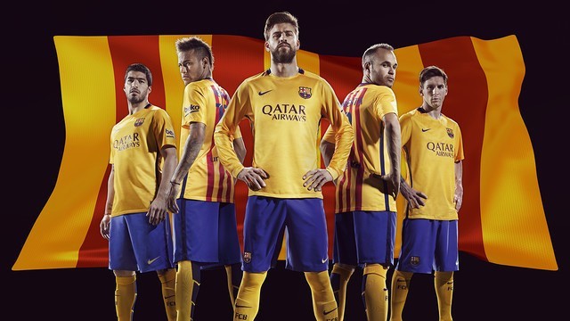Nowe wyjazdowe stroje FC Barcelony
