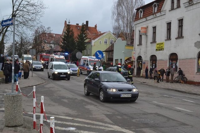 Wypadek w Sztumie. samochód potrącił matkę z dzieckiem