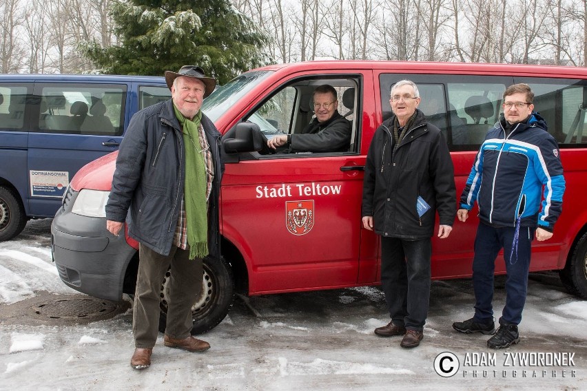 Goście z partnerskiego miasta Teltow dowiedzieli się o akcji...