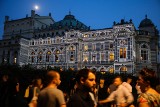 Kraków. Mapping na budynku Teatru im. Słowackiego [ZDJĘCIA]