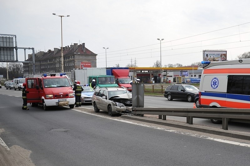 Wypadek na Gdańskiej w Szczecinie