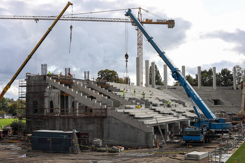 Stadion w Szczecinie.