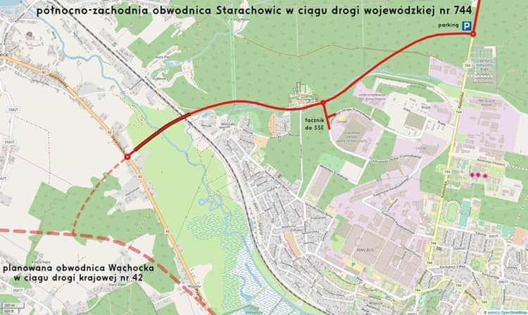 W roku 2022 ma być gotowy most nad Kamienną na północno zachodniej obwodnicy Starachowic