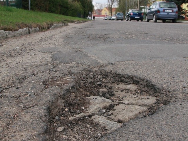 W Międzyrzeczu jedną z najbardziej zrytych dziurami dróg jest z pewnością ul. Reymonta.