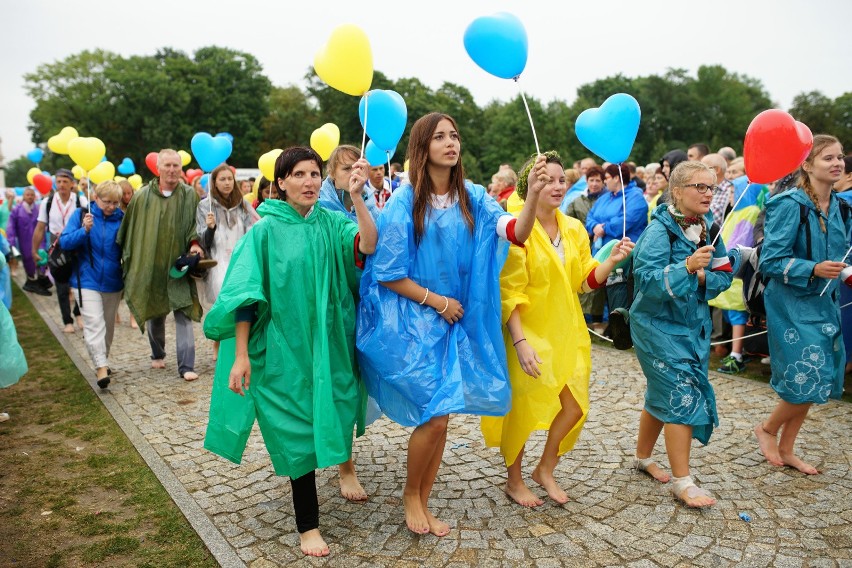 Wejście pielgrzymki tarnowskiej na Jasną Górę (2015 rok).