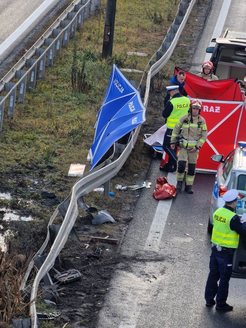  Śmiertelny wypadek na DK 86 w Sosnowcu. Na miejscu zdarzenia trwają czynności i występują utrudnienia w ruchu