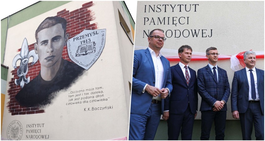 110 lat istnienia "Ekonomika" w Przemyślu. Odsłonięto mural Baczyńskiego [ZDJĘCIA, WIDEO]